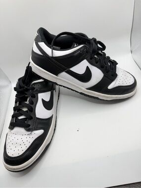 Nike low panda Black and White Low-Top Swoosh Sneakers